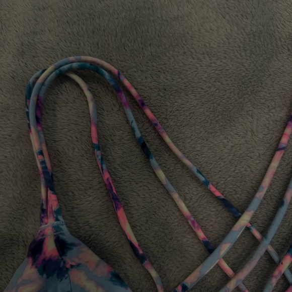 Like new Victoria Secret Pink Tie-Dye Strappy Bralette - Picture 2 of 9